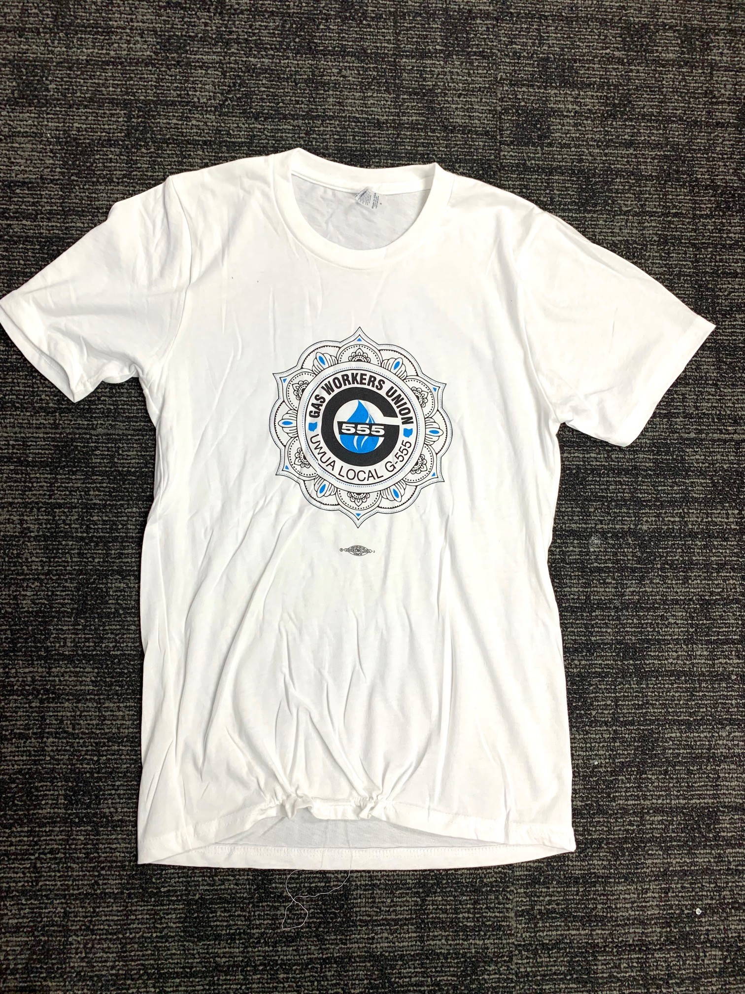 T Shirt – G-555 | – White Local – Henna Union Design Gas Workers 2XL